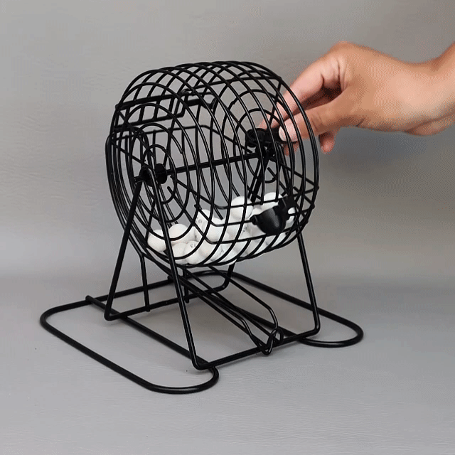 Juego de mesa Bingo clásico, ideal para reuniones familiares y diversión grupal. Demostración funcionamiento ruleta