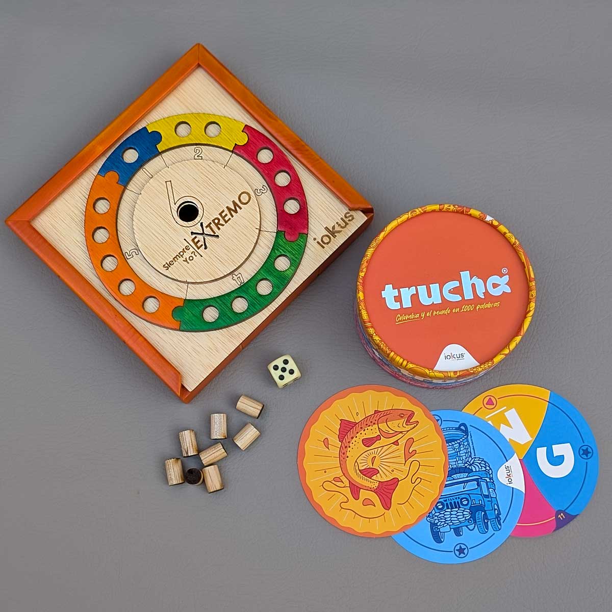 Combo de juegos Por Qué Siempre Yo Extremo y cartas Trucha, risas y diversión aseguradas