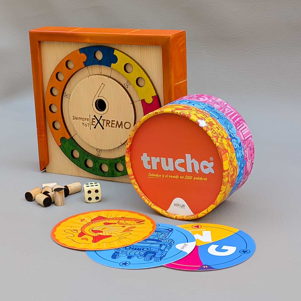 Combo de juegos Por Qué Siempre Yo Extremo y cartas Trucha, risas y diversión aseguradas