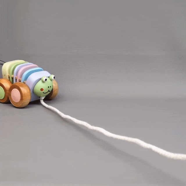 Gusano Tabletas - Juguete de Arrastre