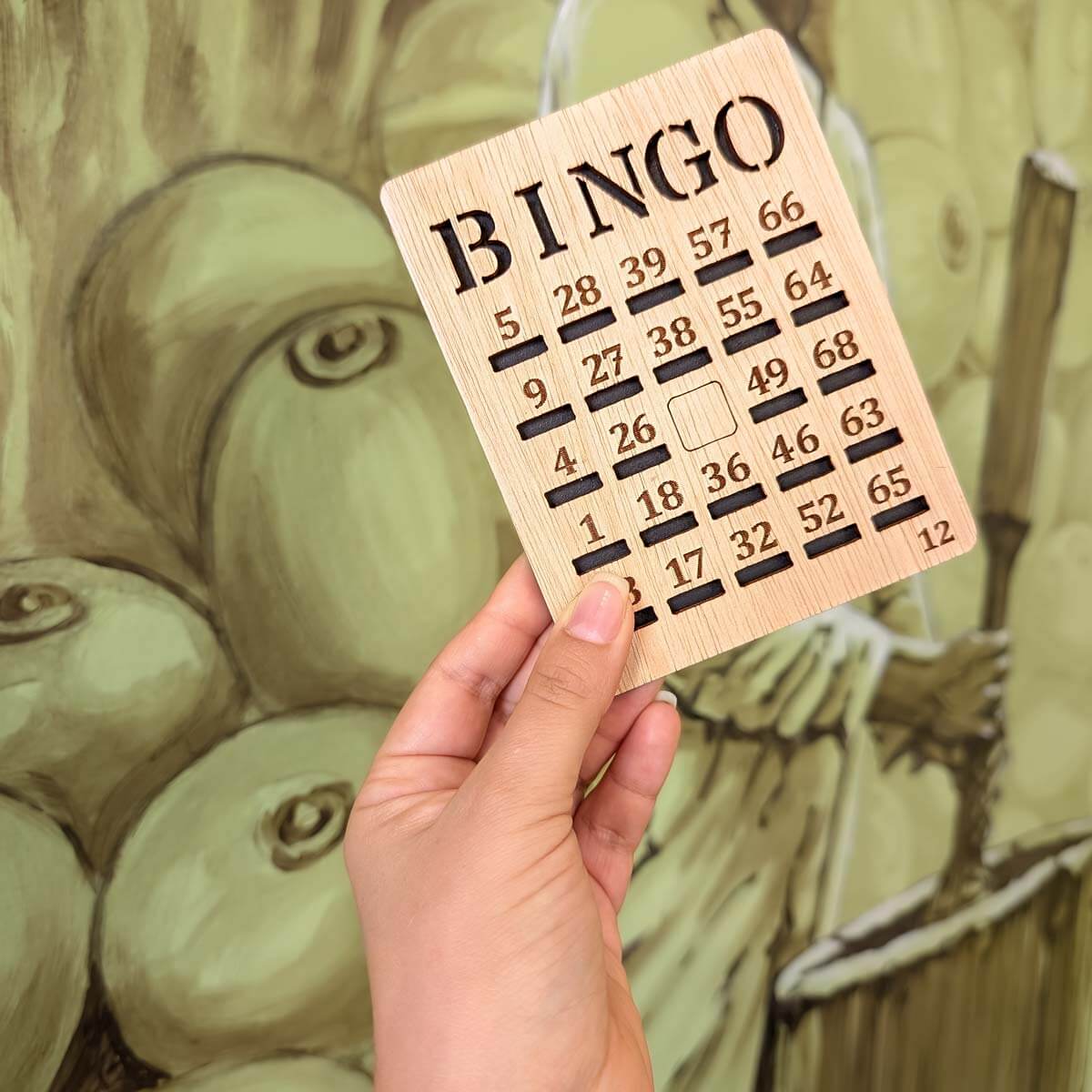 Juego de Bingo en Madera