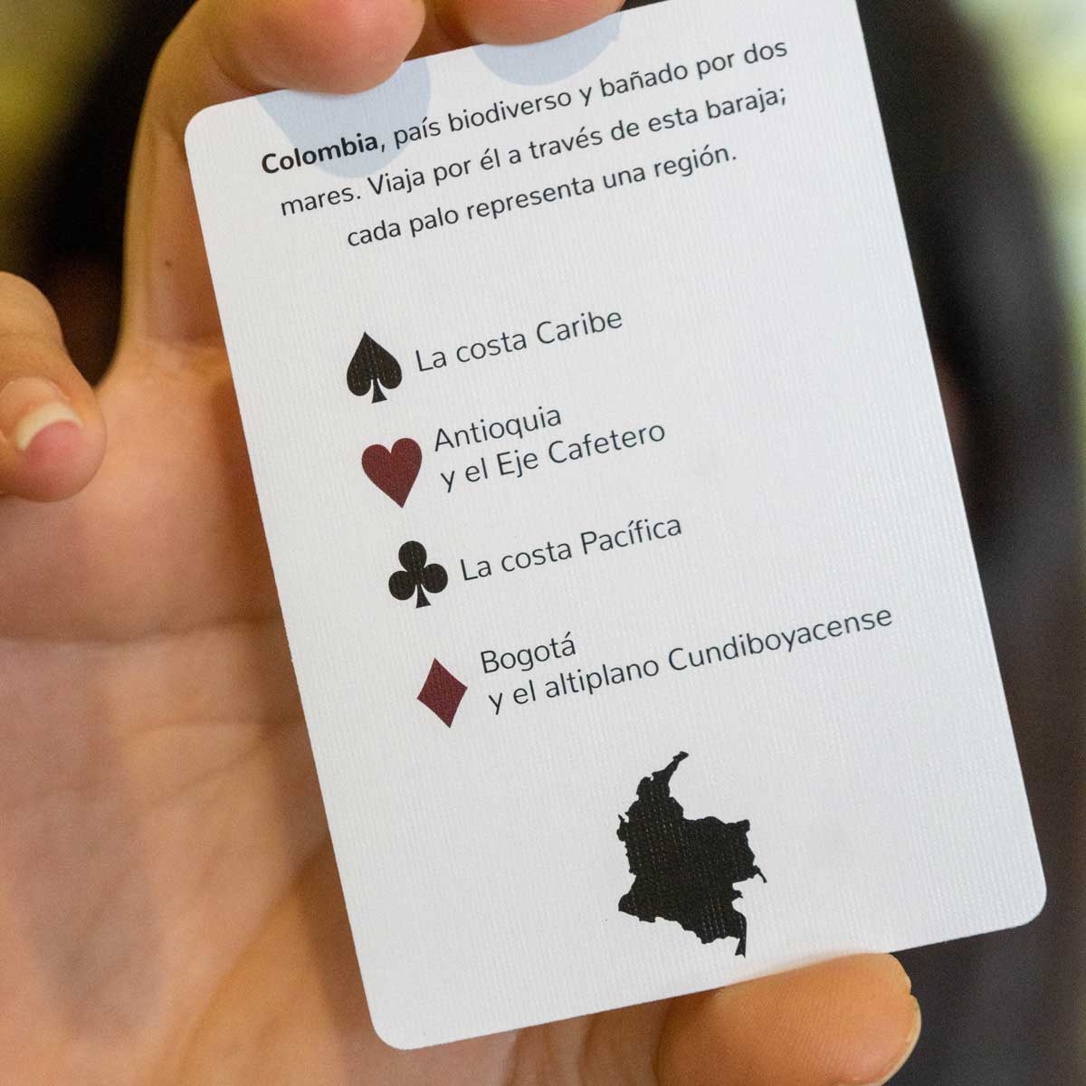 Juego de cartas Póker Bicycle edición especial con diseño de Colombia, ideal para coleccionistas y amantes del juego tradicional. Detalles palos baraja