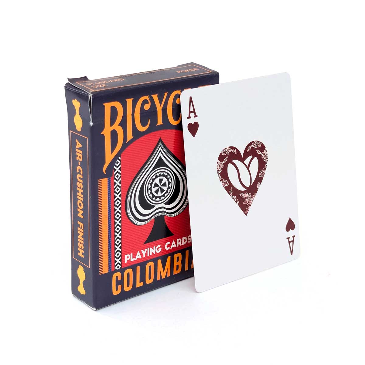Juego de cartas Póker Bicycle edición especial con diseño de Colombia, ideal para coleccionistas y amantes del juego tradicional