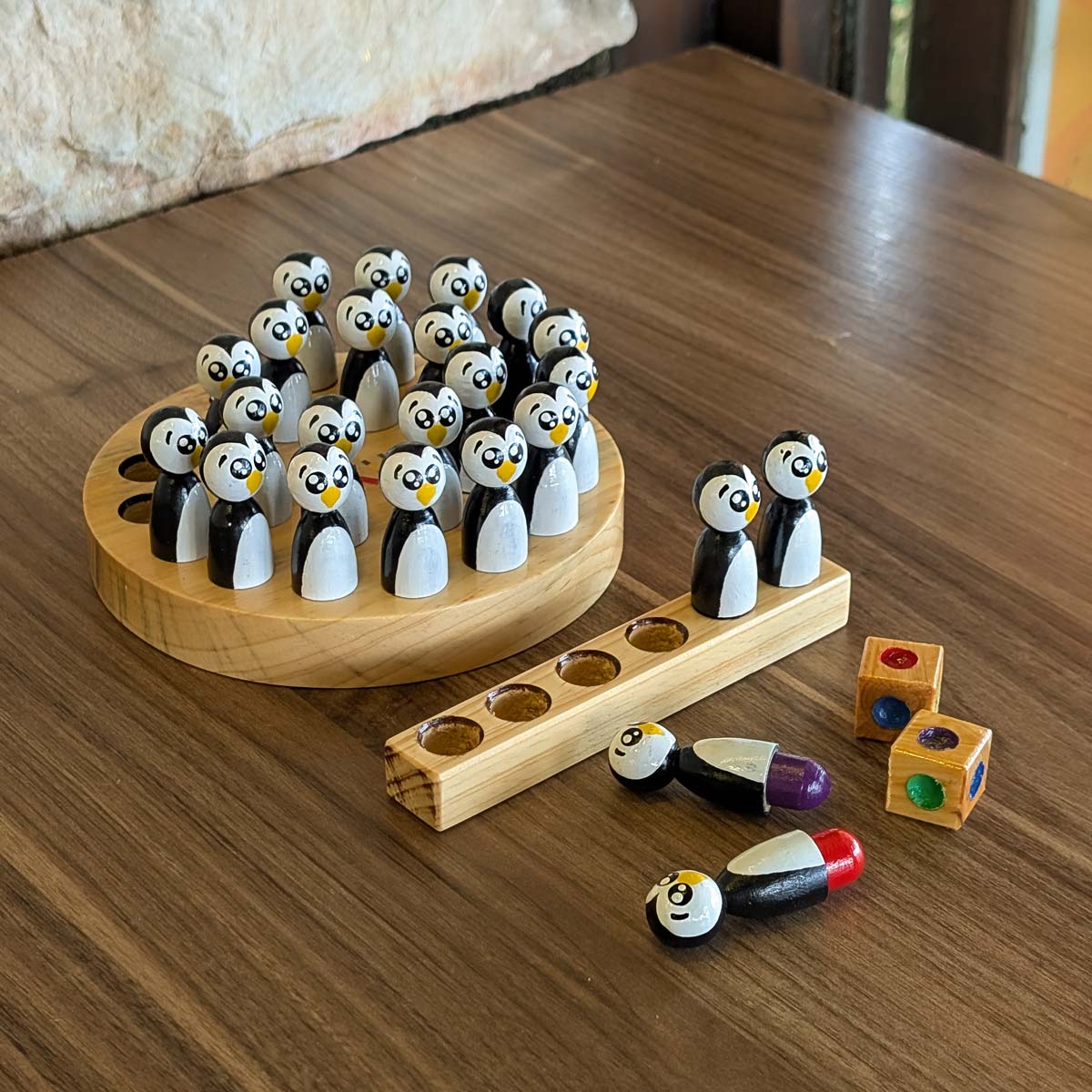 Juego de memoria los pingüinos