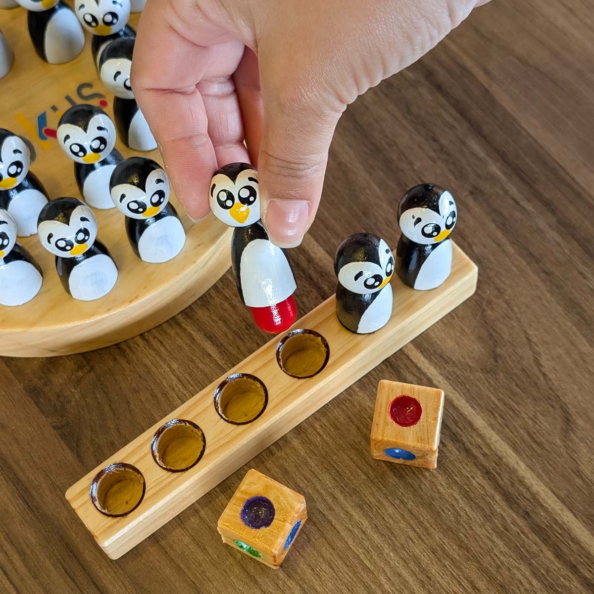 Juego de memoria los pingüinos