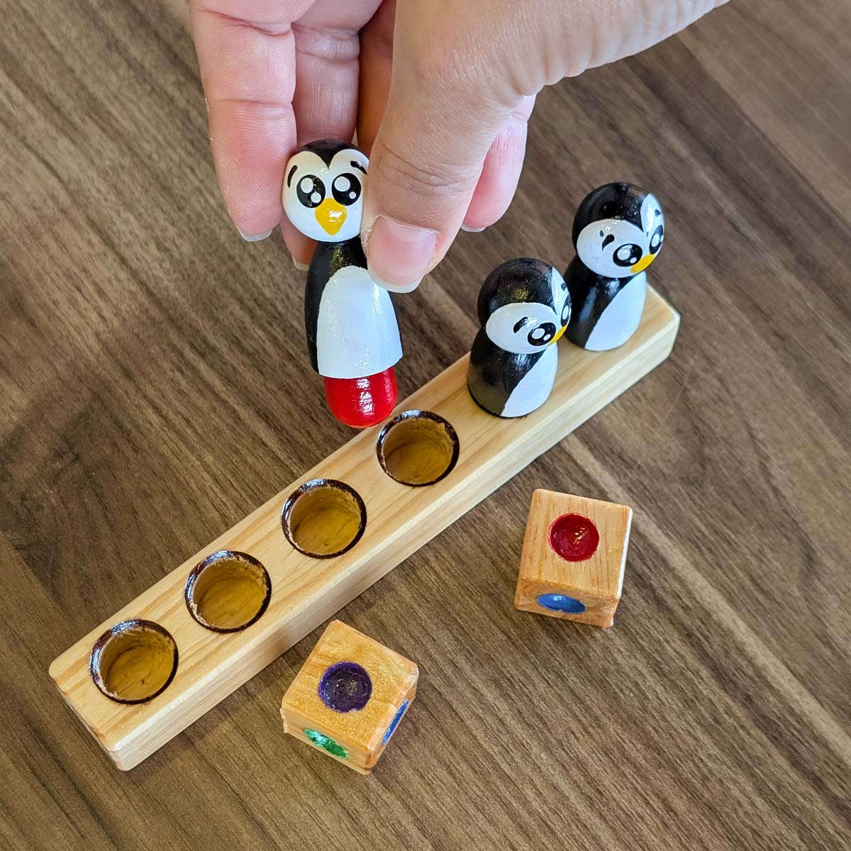 Juego de memoria los pingüinos