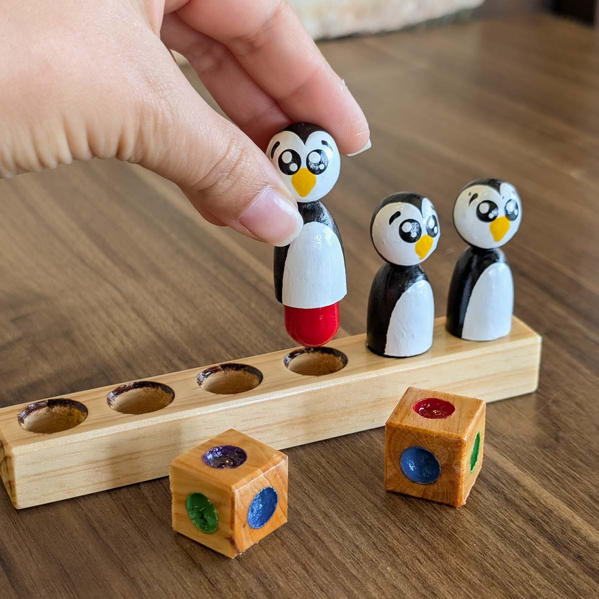 Juego de memoria los pingüinos