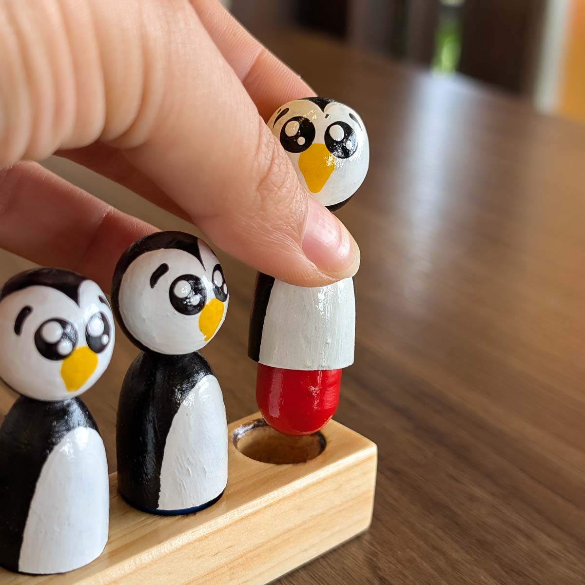 Juego de memoria los pingüinos