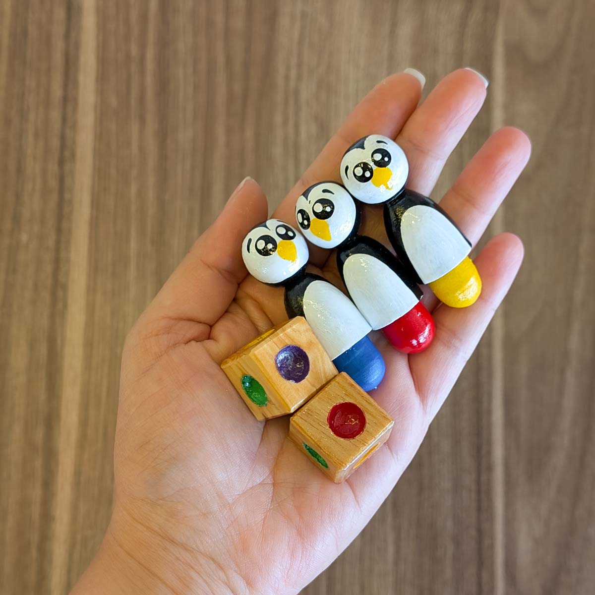 Juego de memoria los pingüinos