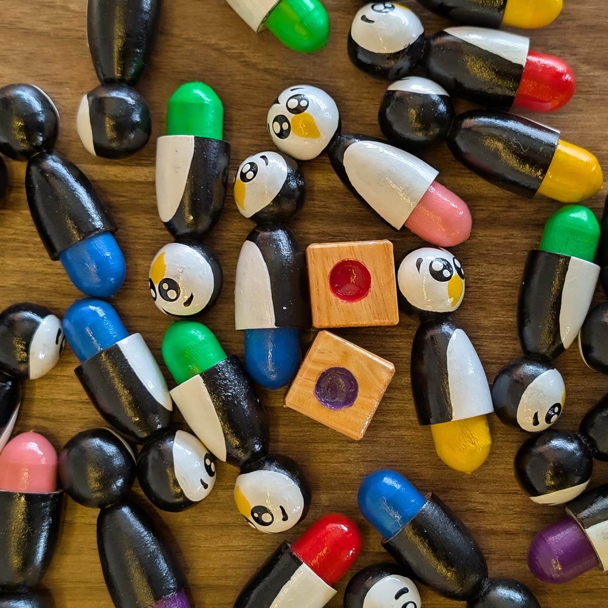 Juego de memoria los pingüinos