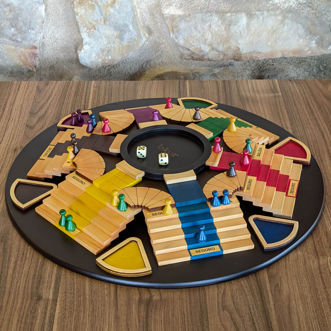Parqués 3D en madera 6 jugadores