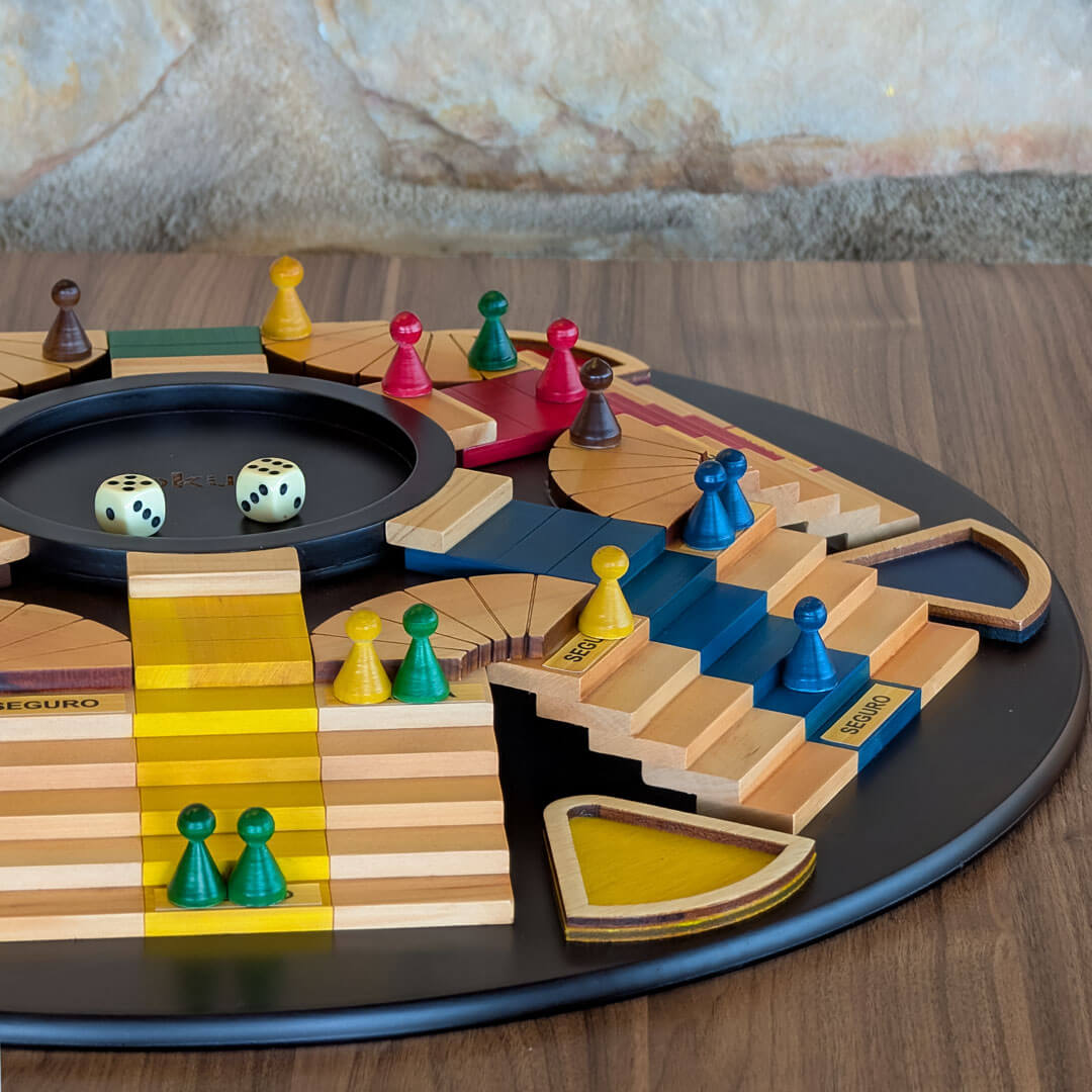 Parqués 3D en madera 6 jugadores