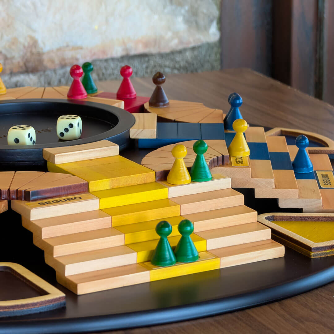 Parqués 3D en madera 6 jugadores