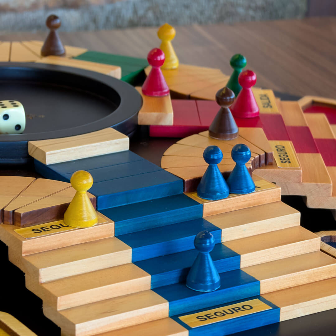 Parqués 3D en madera 6 jugadores