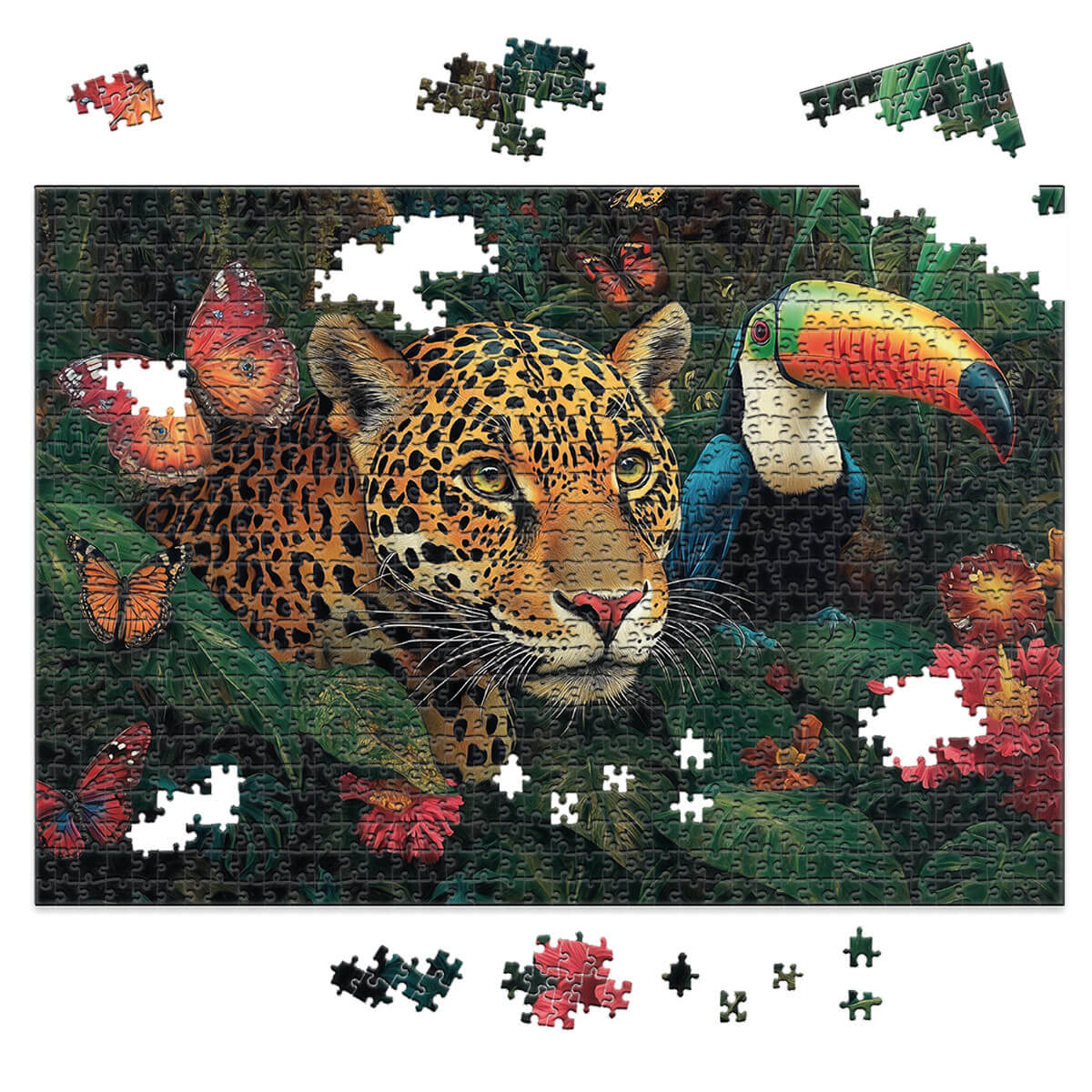 Rompecabezas Amazonas Jaguar (1000 piezas)