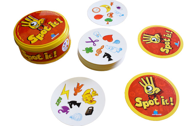 Spot it juego de mesa encontrar coincidencias