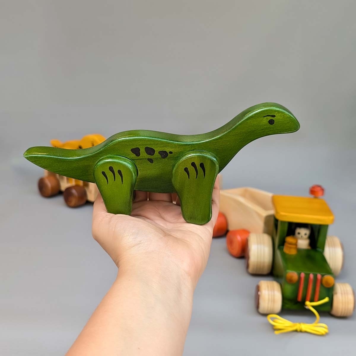 Tren Dinosaurios didáctico
