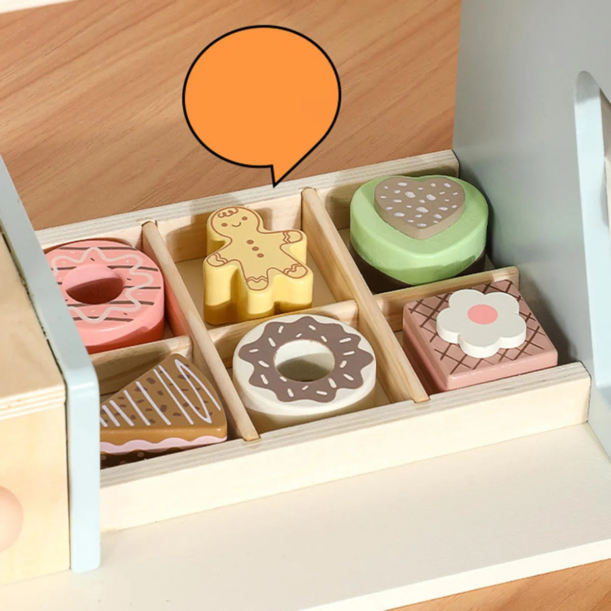 Cafetera de Juguete de Madera con Accesorios – Set de Cocina Infantil Iokus