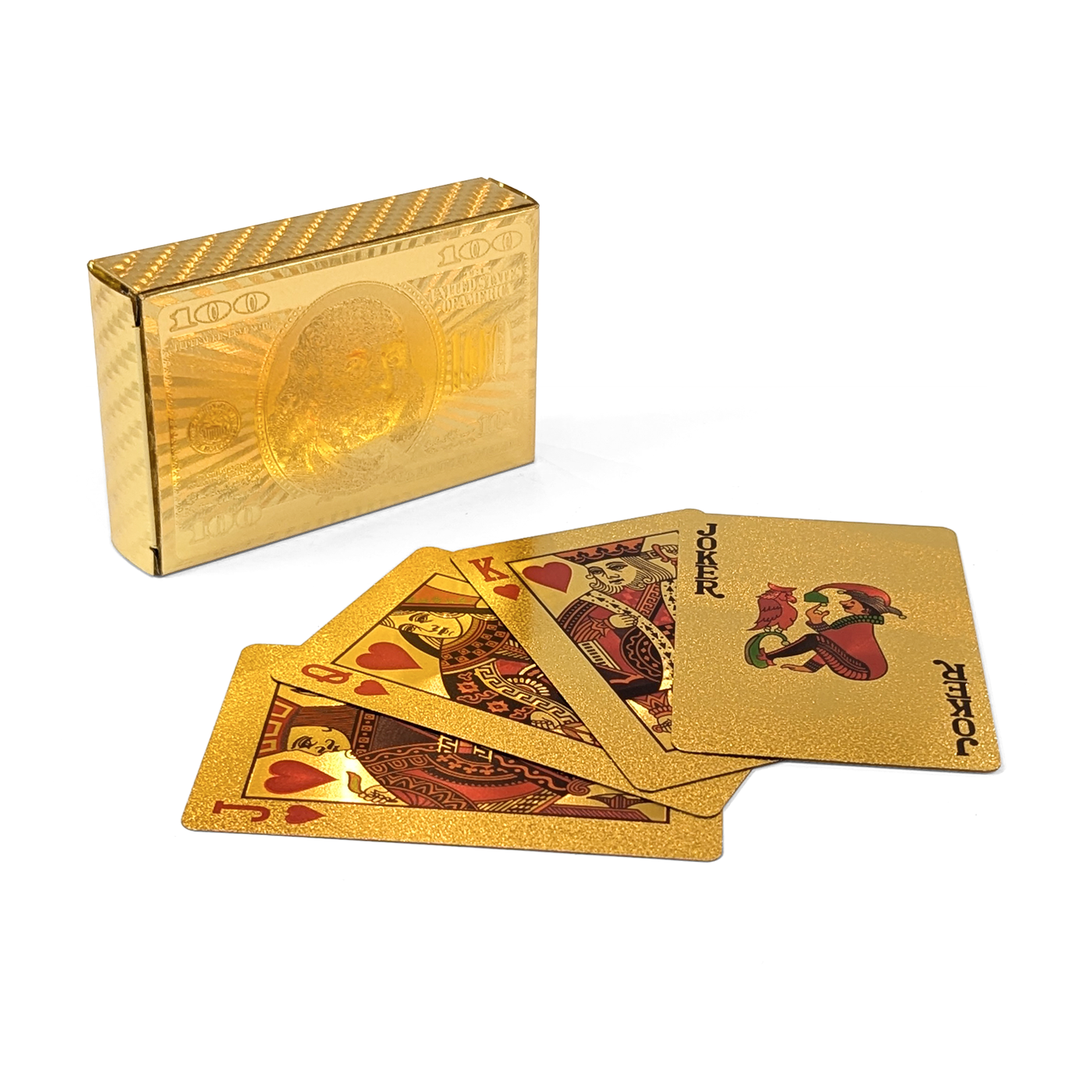 Cartas Poker impermeables de lujo (mazo de 54 cartas)