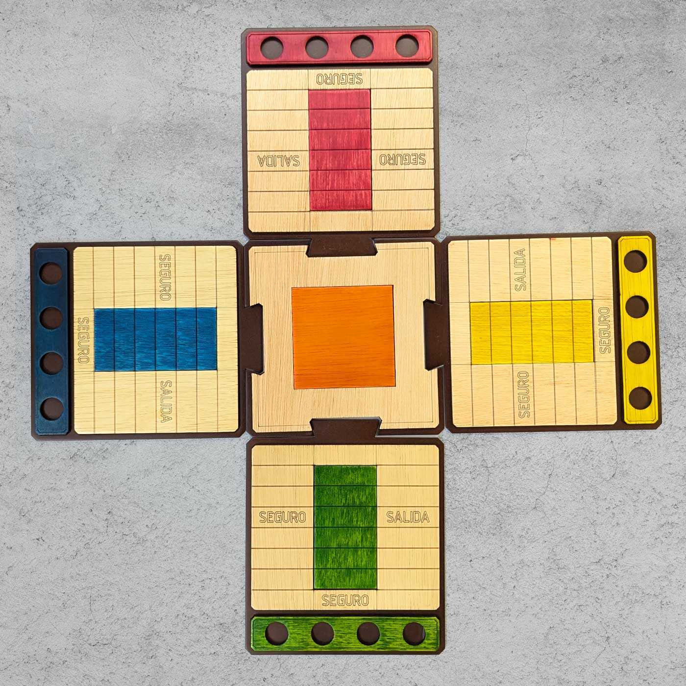 Juego De Mesa Parques Desarmable Modular Madera