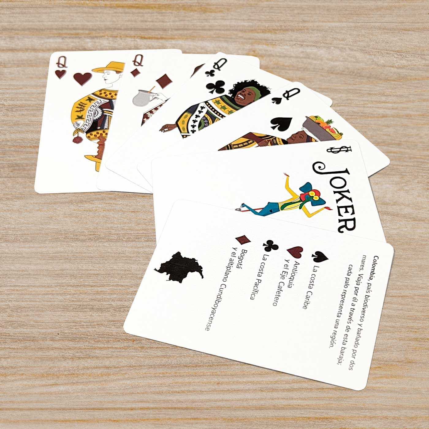 Cartas Poker - Bicycle Colombia (mazo de 54 cartas)