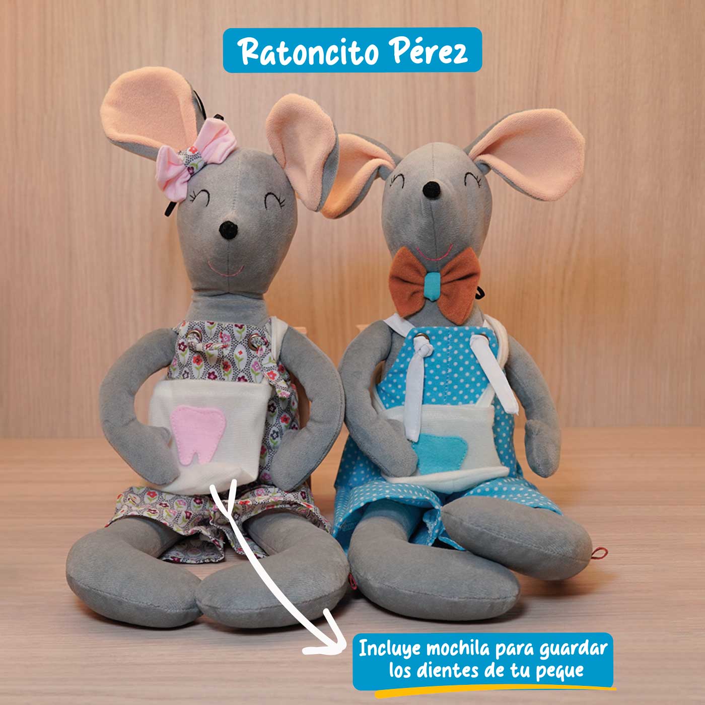 Peluche Ratón / Ratona Pérez