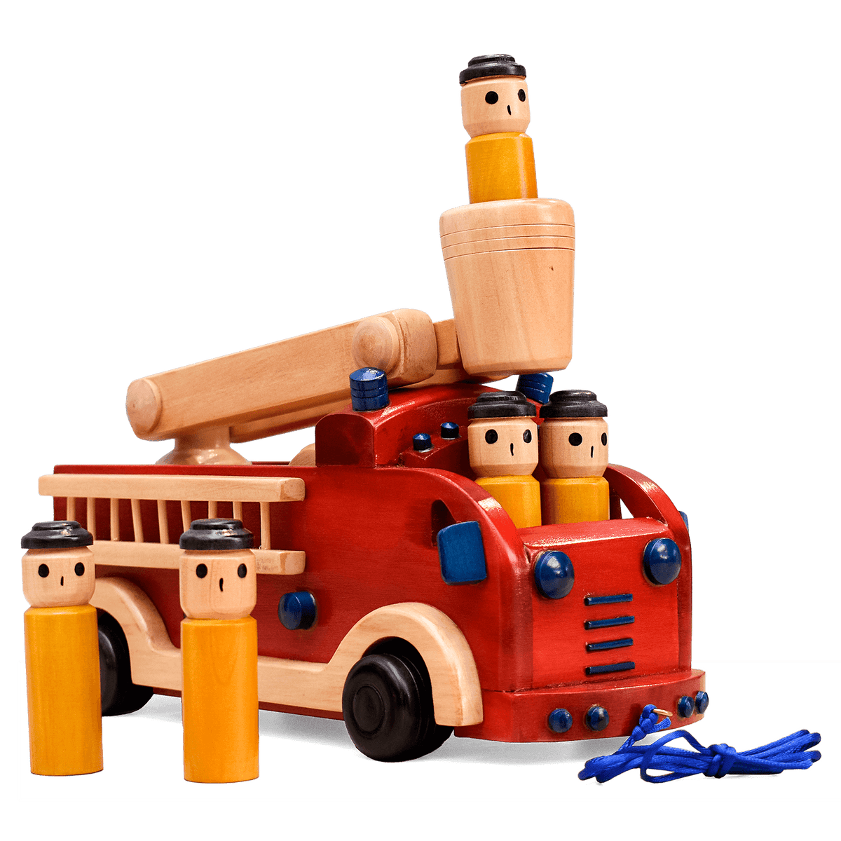 Camión bomberos madera