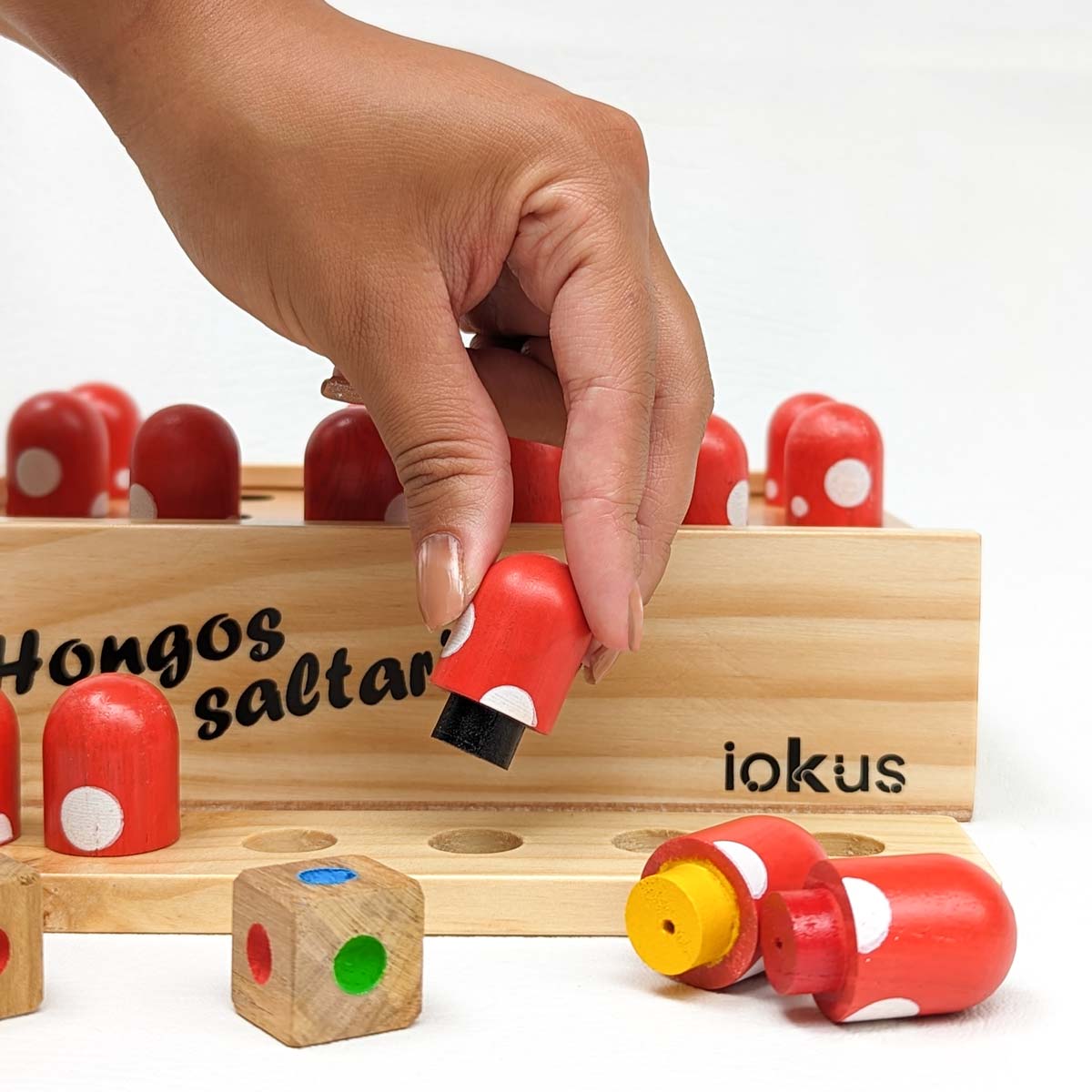 Juego de hongos saltarines