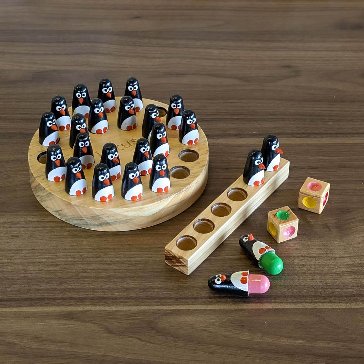 Juego de memoria los pingüinos