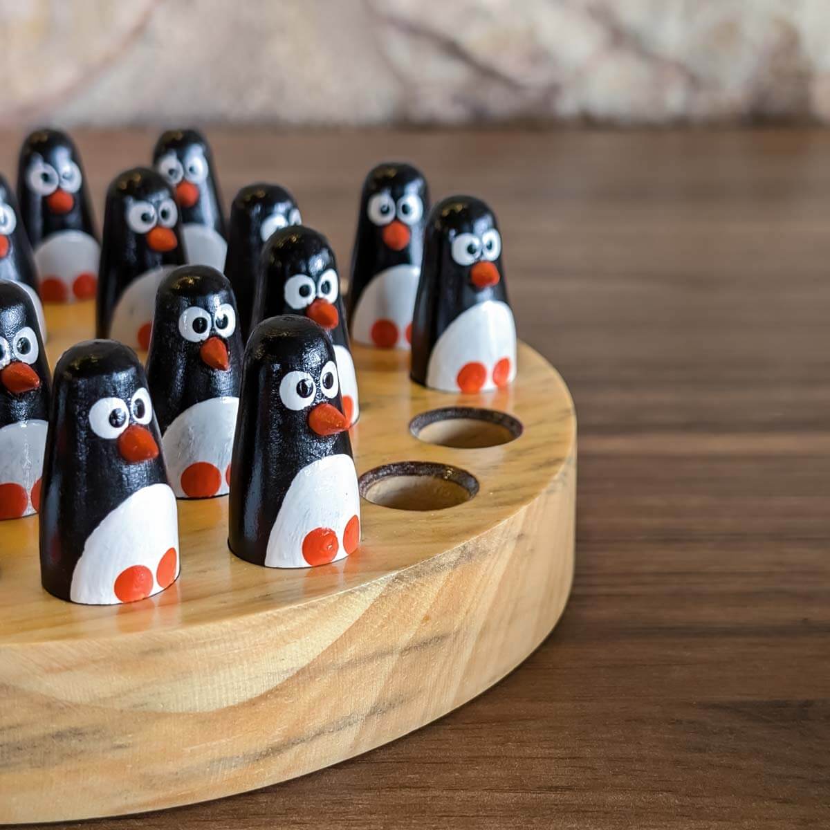 Juego de memoria los pingüinos