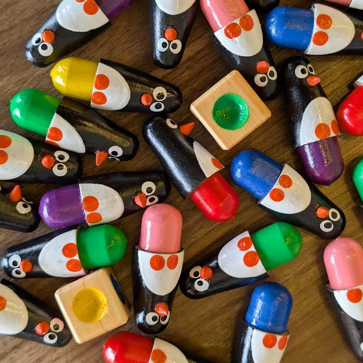 Juego de memoria los pingüinos