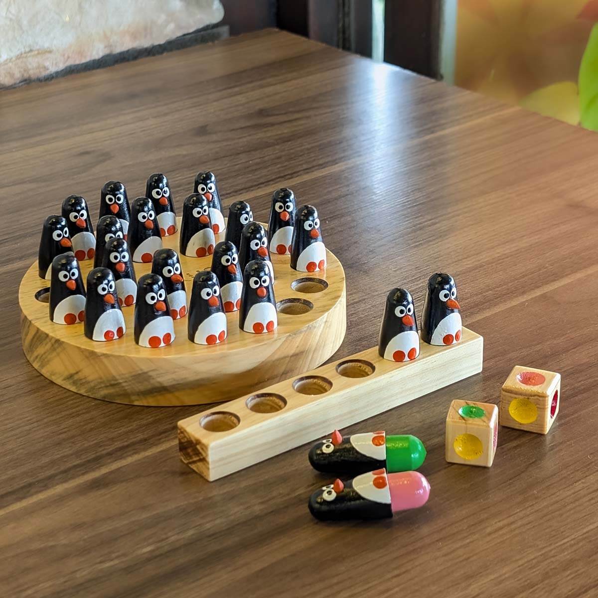 Juego de memoria los pingüinos