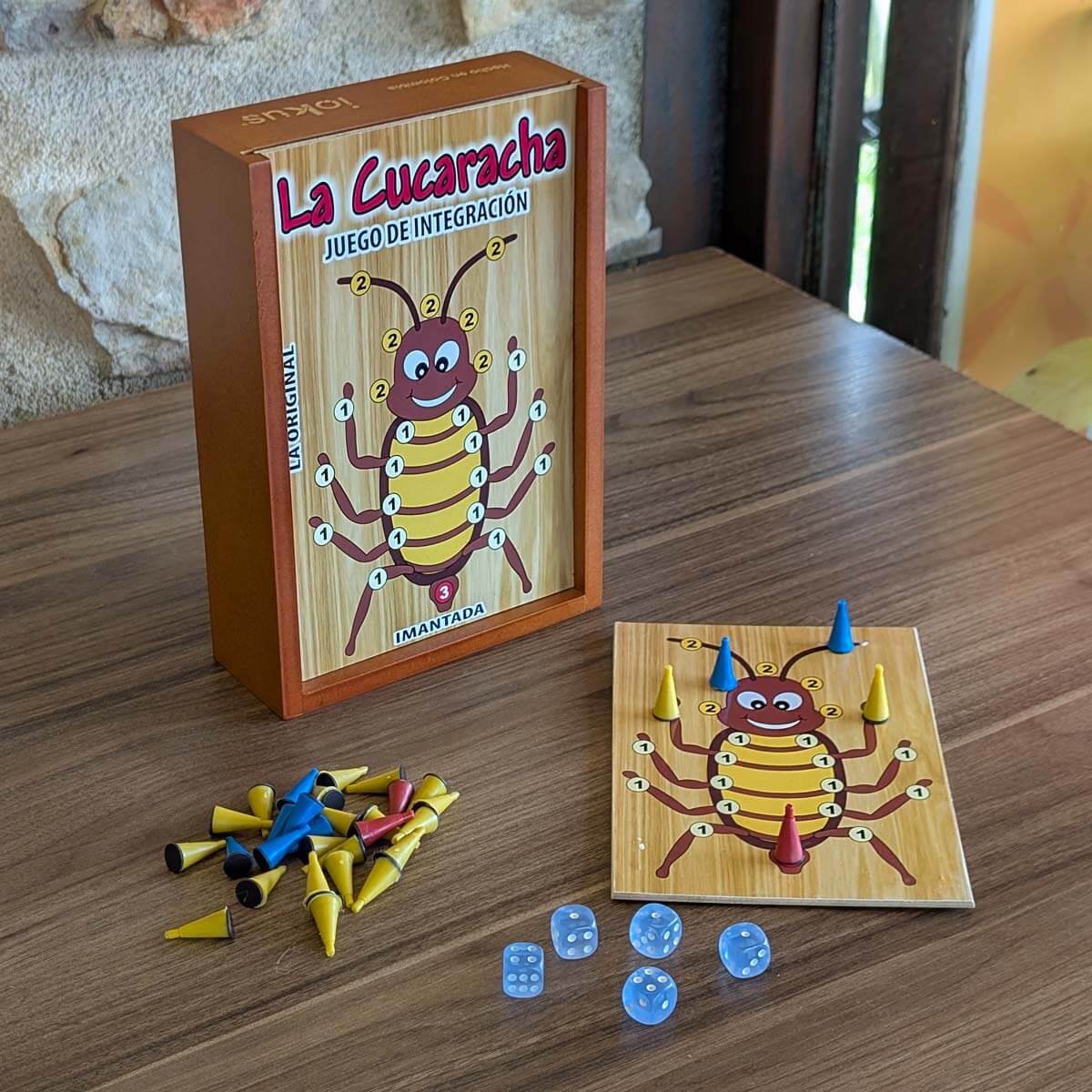 Juego la Cucaracha Imantado 7 Jugadores Tableros Magnéticos