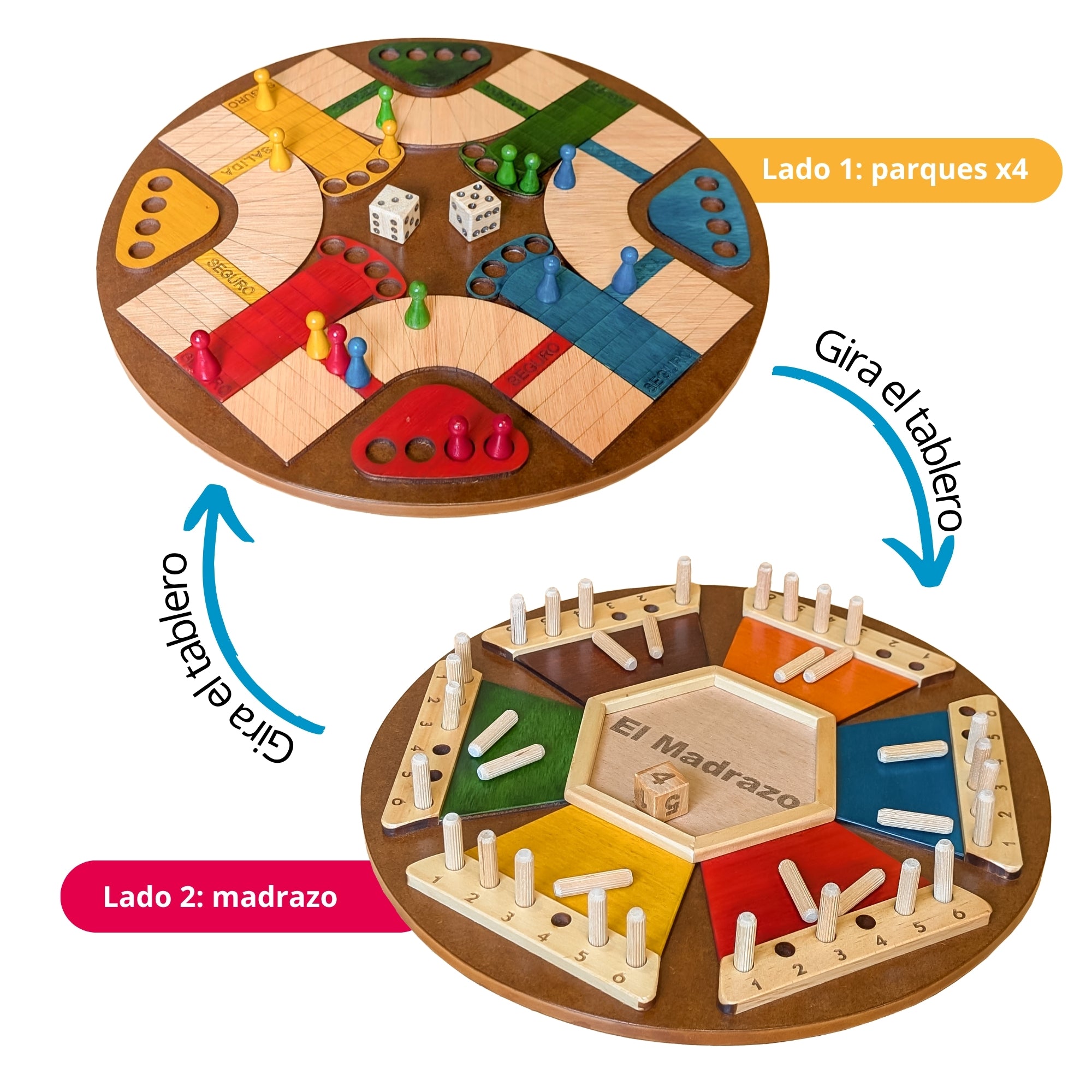 Juego 2 en 1: Madrazo + Parques Mini