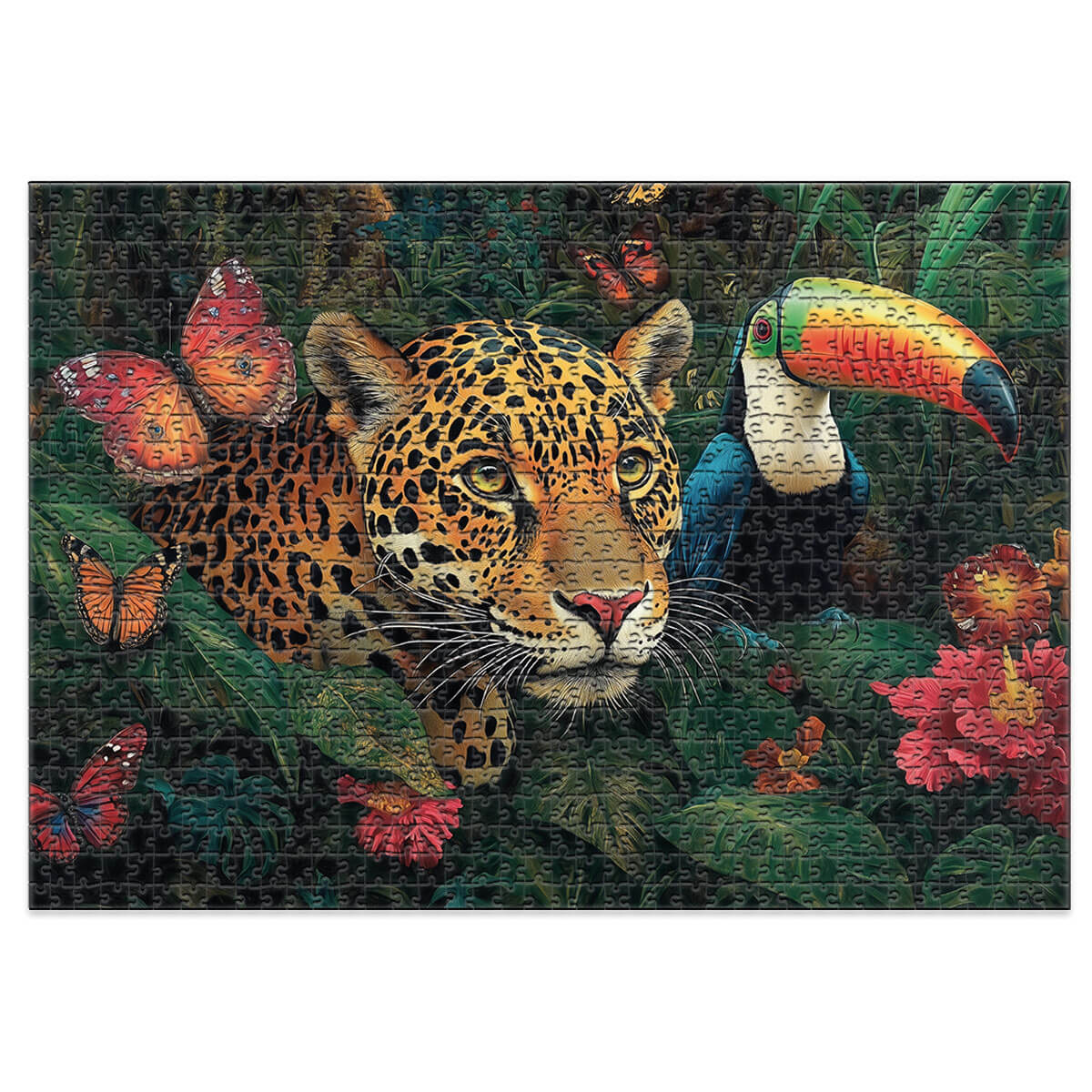 Rompecabezas Amazonas Jaguar (1000 piezas)