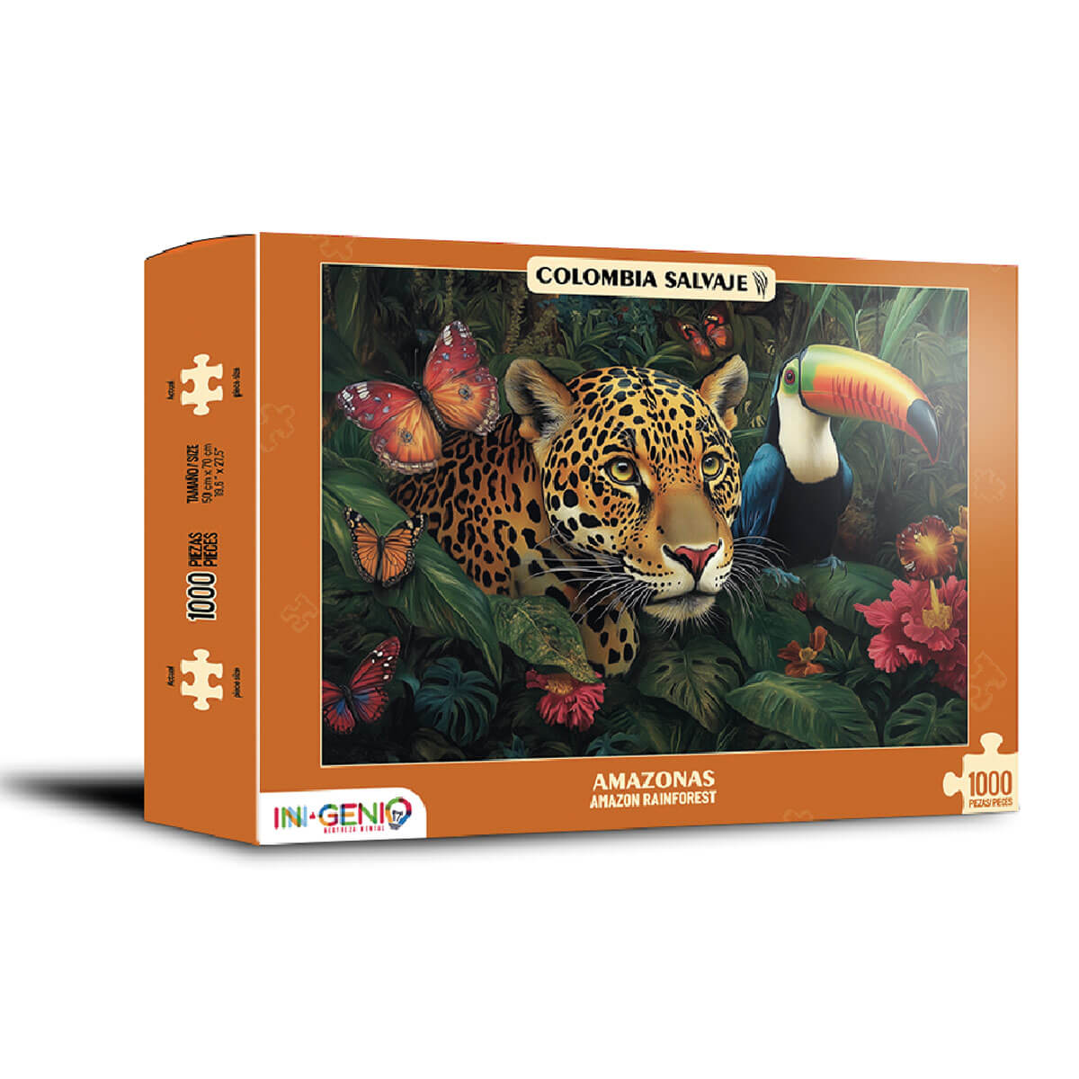 Rompecabezas Amazonas Jaguar (1000 piezas)