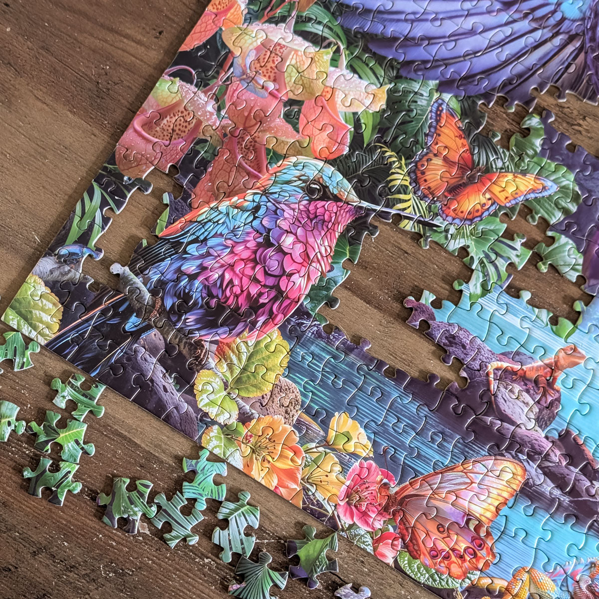 Rompecabezas Colibríes Tropicales (1000 piezas)