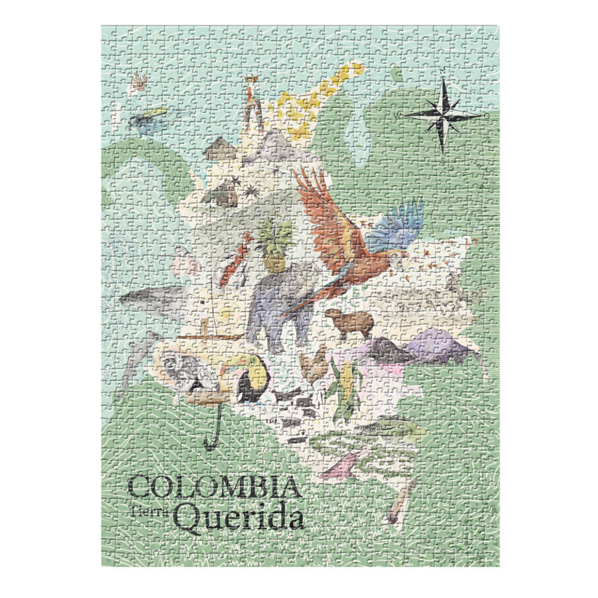 Rompecabezas Colombia Tierra Querida (1000 piezas)