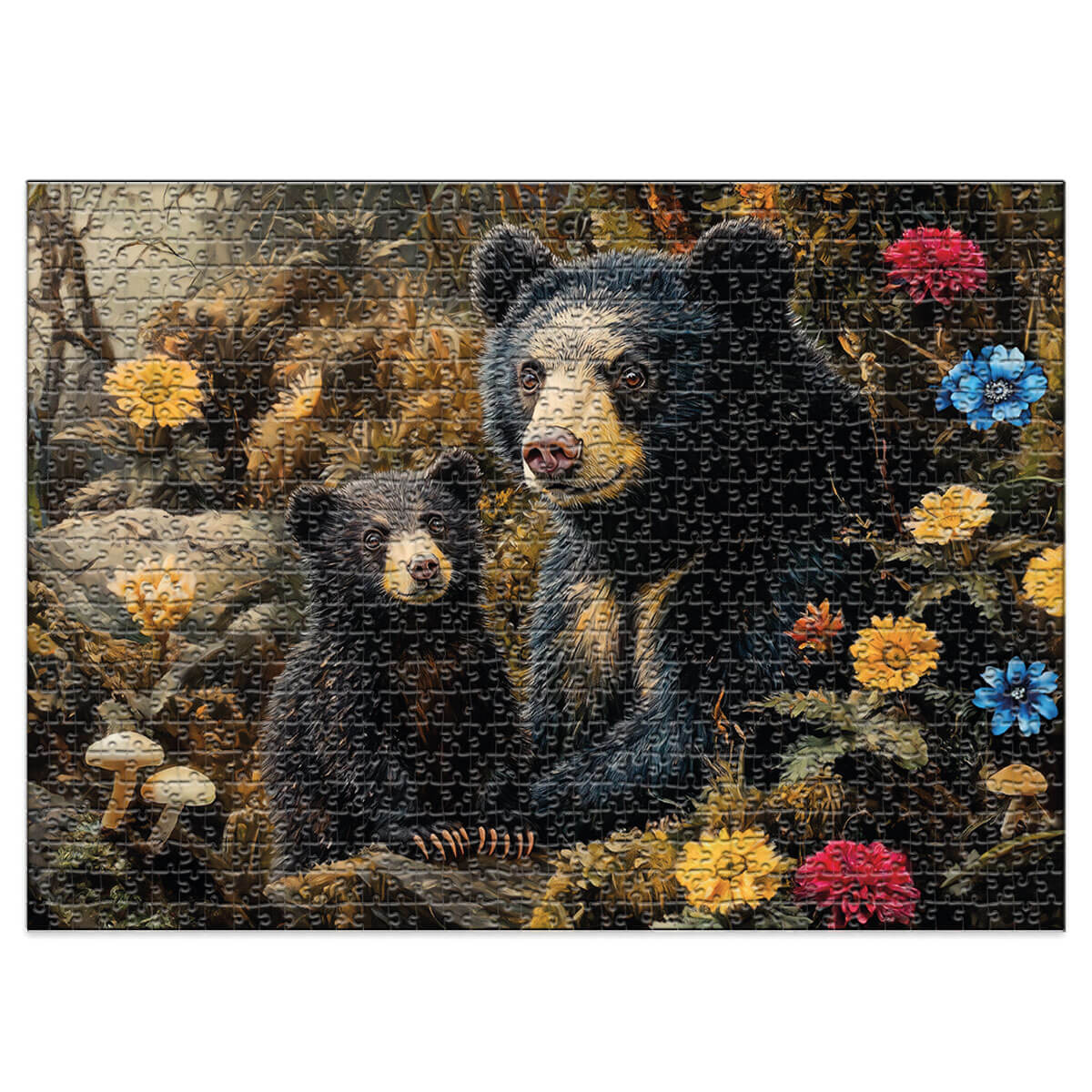 Rompecabezas Cordillera de los Andes - Oso de Anteojos (1000 piezas)