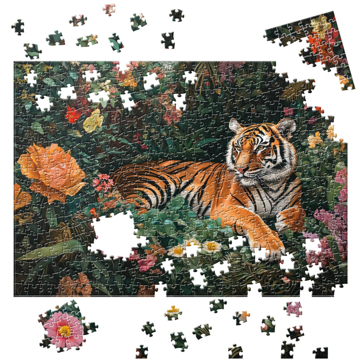 Rompecabezas Tigre de Bengala (500 piezas)