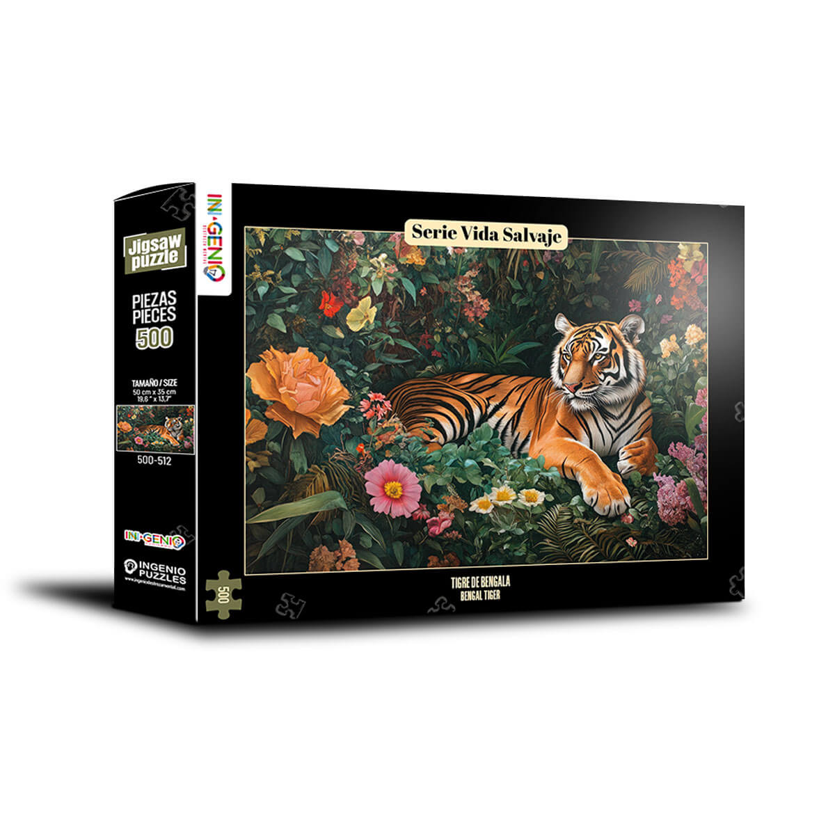Rompecabezas Tigre de Bengala (500 piezas)