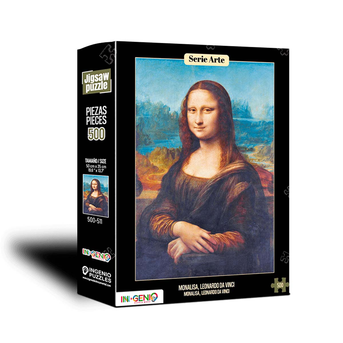 Rompecabezas Monalisa Leonardo Davinci (500 piezas)