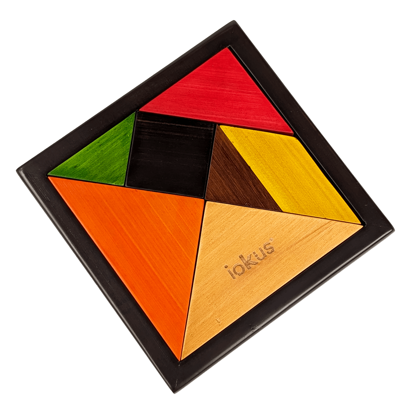 Tangram multicolor madera