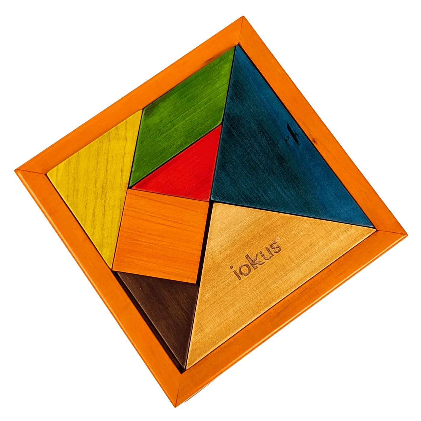 Tangram multicolor madera