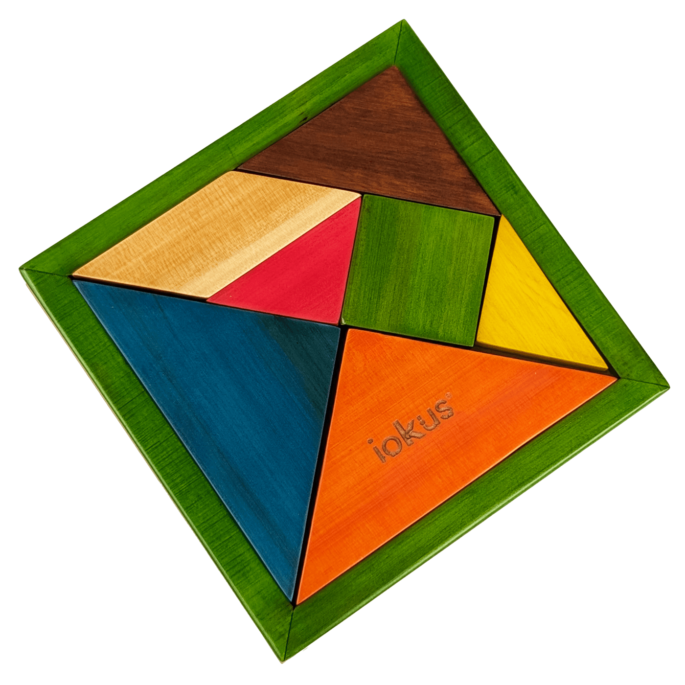 Tangram multicolor madera