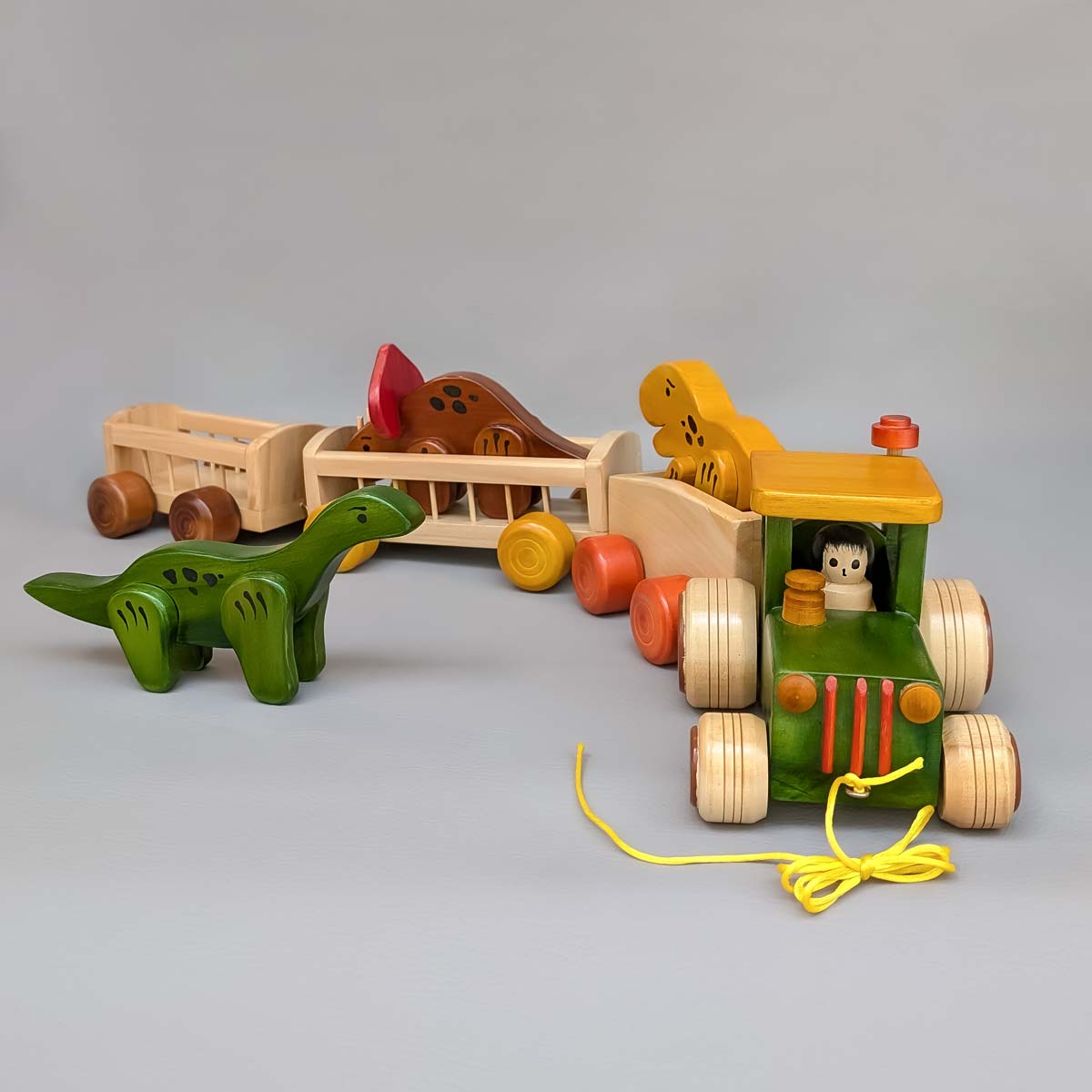 Tren Dinosaurios didáctico